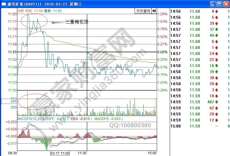 盛屯礦業(yè)分時圖