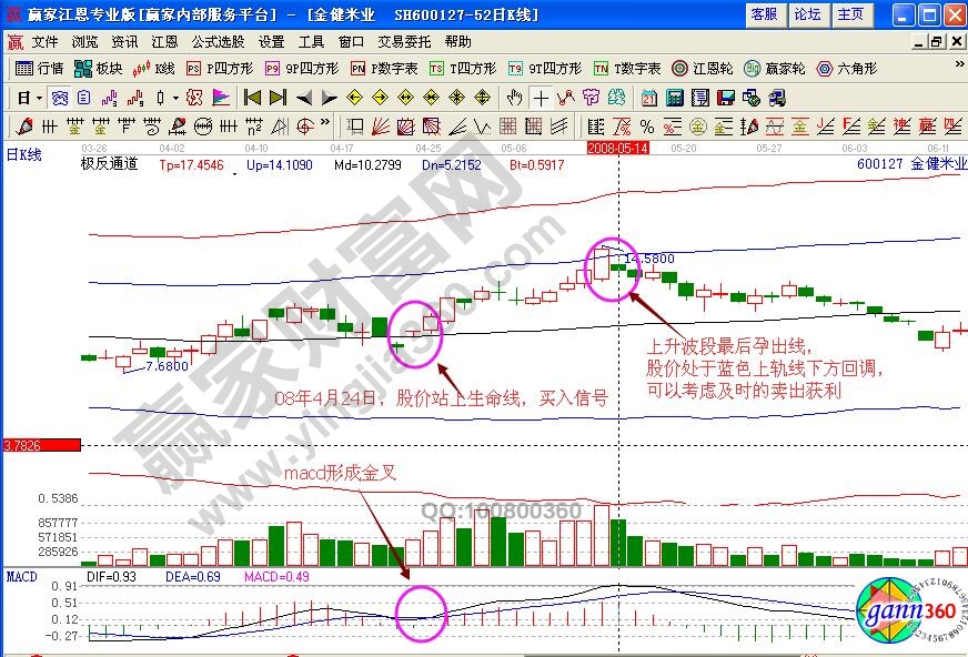 金健米業(yè)極反通道