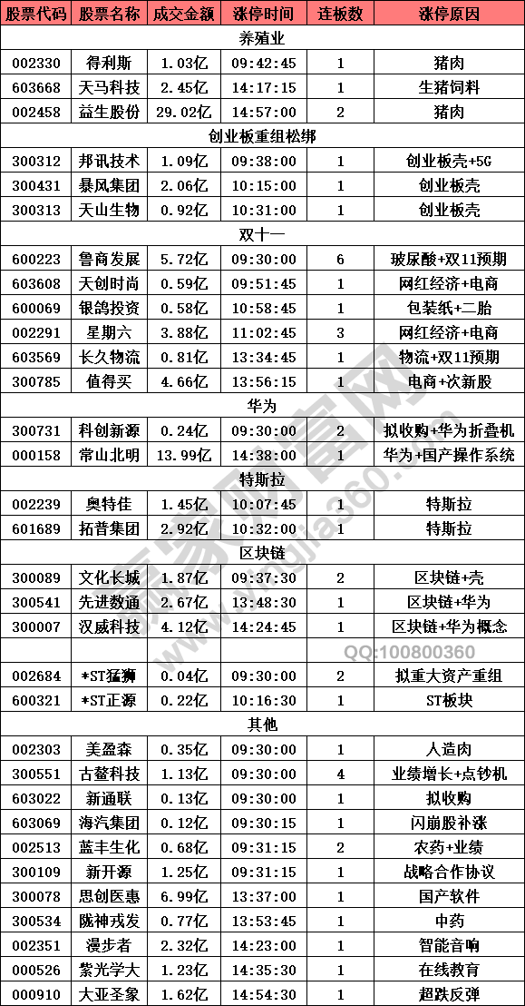 雙十一概念股活躍